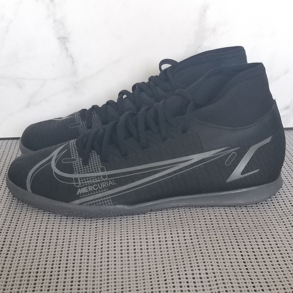 Nike Mercurial Superfly 8 Men Black Gray Mid Top Trainer Athletic Shoes Sz 7.5 main image 6